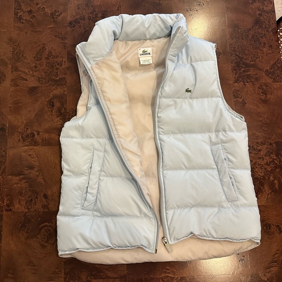 🐊 Vintage Lacoste Puffer Vest - Ice Blue - Picture 5 of 7